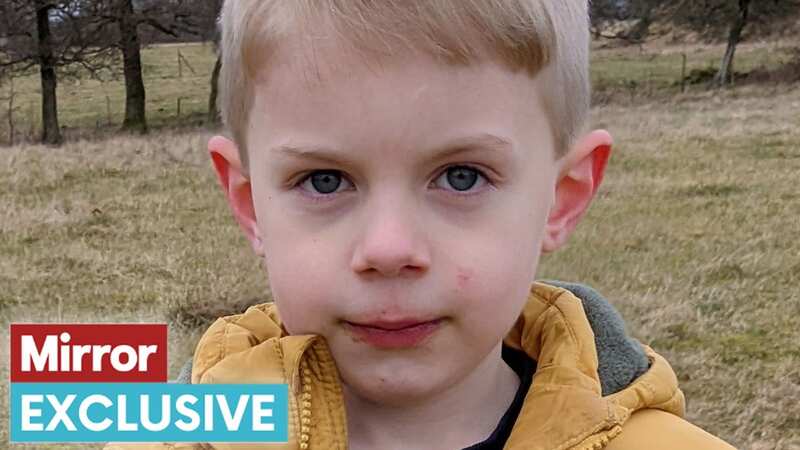 Barney, 7, was on holiday with his family when they made the discovery (Image: @JennieStevenson/Twitter)