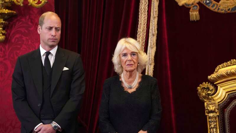 Camilla is carrying a crown jewel made with ivory - despite William