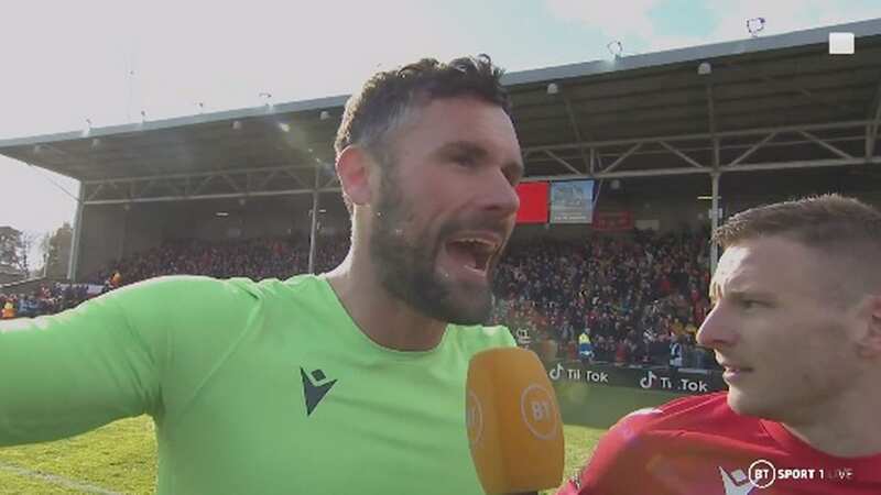 Ben Foster spoke out after his late heroics (Image: BT Sport)