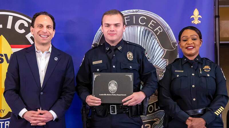 Officer Nickolas Wilt had recently been sworn in (Image: AP)