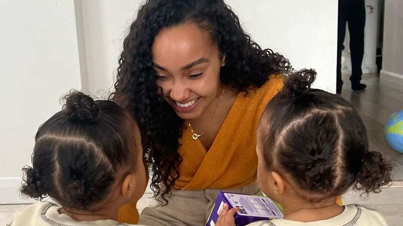 Leigh-Anne shares cute rare photo of twins - which fans reckon confirms gender