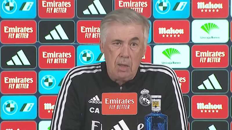 Carlo Ancelotti has insisted he is not thinking of taking over at Chelsea (Image: YouTube/Real Madrid)
