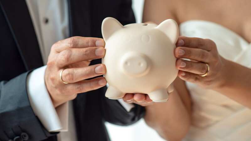 The bride and groom are seeking additional funds to achieve a 
