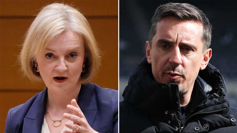 Gary Neville has mocked Liz Truss