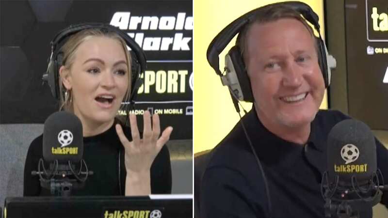 Ray Parlour asked Laura Woods a cheeky off-script question live on talkSPORT