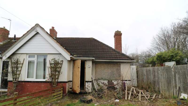 The bungalow is in need of complete restoration (Image: Auction House Birmingham / SWNS)