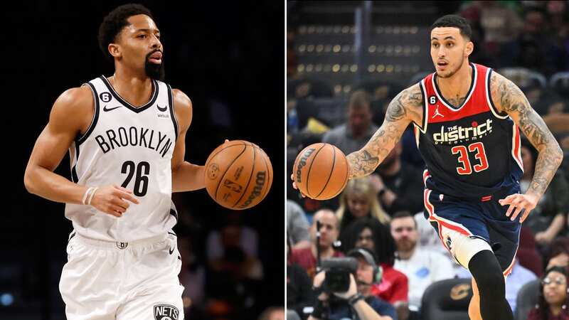 Spencer Dinwiddie hit out at former teammate Kyle Kuzma, who retaliated on Twitter (Image: AP)