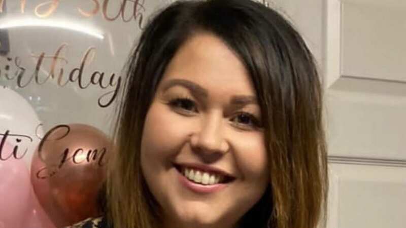 Gemma Harries, 31, was enjoying a trip away with her friends when she ended up in hospital with a dislocated knee (Image: WALES NEWS SERVICE)