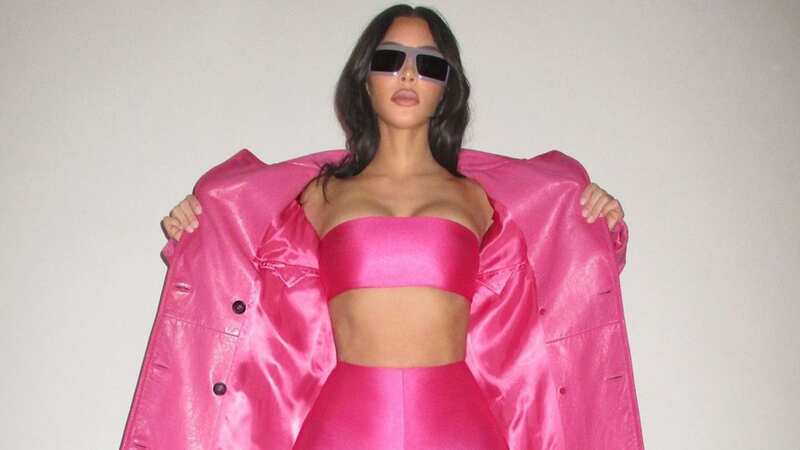Kim Kardashian narrowly avoids awkward wardrobe malfunction in tiny crop top