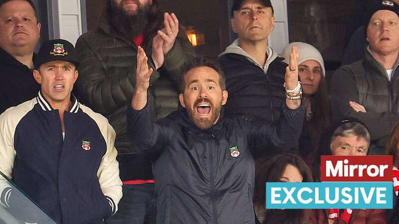 Ryan Reynolds and Rob McElhenney at a Wrexham match (Image: Getty Images)