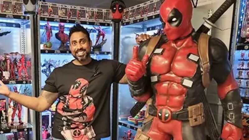 Gareth Peter Pahliney has said he achieved his “lifelong dream” by breaking the Guinness World Record for the largest collection of Deadpool memorabilia (Image: Guinness World Records)