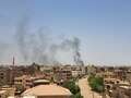 Brits in Sudan told to stay indoors after explosions rock capital