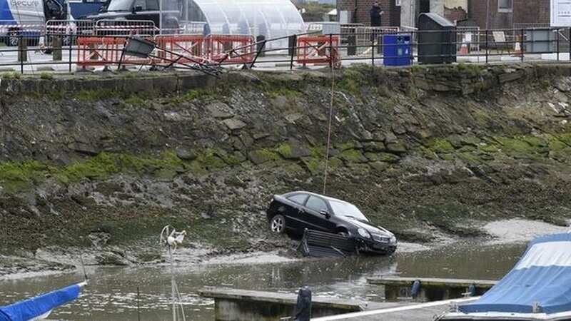 Two people were rescued after plunging into a Welsh harbour (Image: HSLNews - Pembrey & Burry Port/WALES NEWS SERVICE)