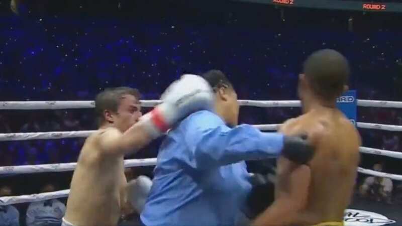YouTube star punches female referee while being stopped in boxing debut