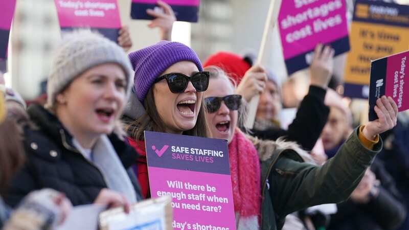 Nurses in the RCN will take part in a 48-hour strike later this month (Image: PA)
