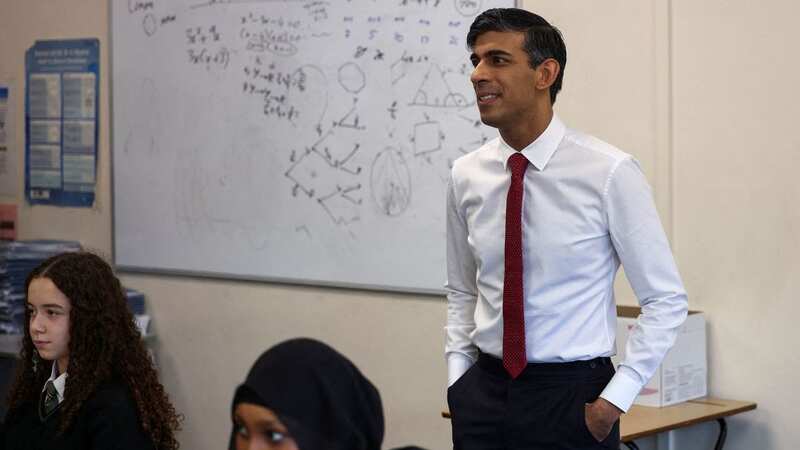 Rishi Sunak wants the country to get better at maths to boost the economy (Image: POOL/AFP via Getty Images)