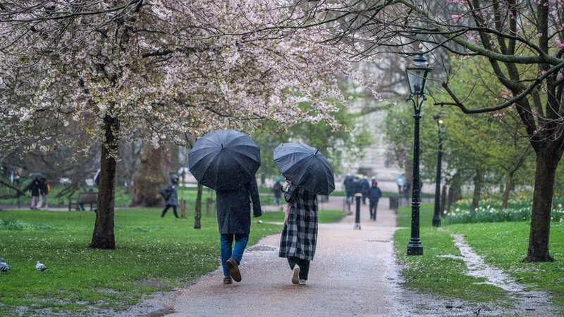It could be a wet start to the day for some of the UK before the sun starts to break through the clouds (Image: Amer Ghazzal/REX/Shutterstock)