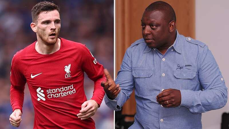 Andy Robertson confronted Constantine Hatzidakis before the incident occurred (Image: PETER POWELL/EPA-EFE/REX/Shutterstock)