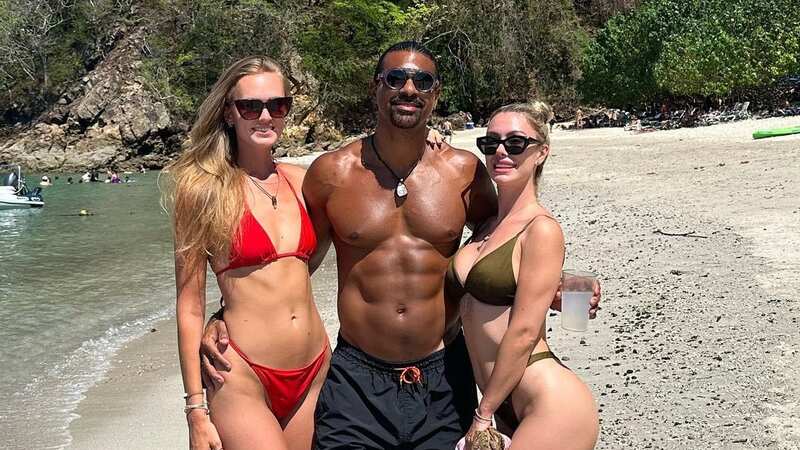 The mystery woman in David Haye and Sian Osborne