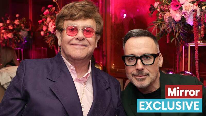 Elton with his husband David Furnish (Image: Getty Images for CAA)