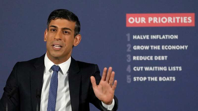 Rishi Sunak is richer than 99.99% of the electorate (Image: PA)