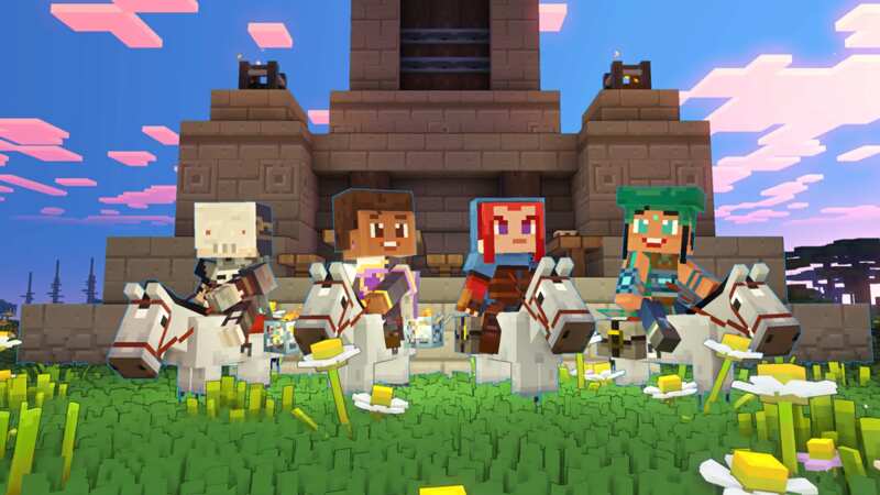 Minecraft Legends launches on Xbox Game Pass today (Image: Mojang)
