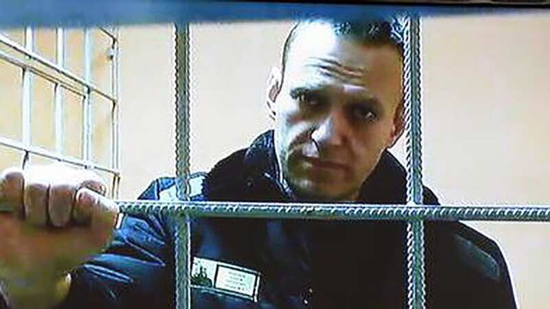Alexei Navalny during a court hearing in Russia (Image: Navalny team/east2west news)