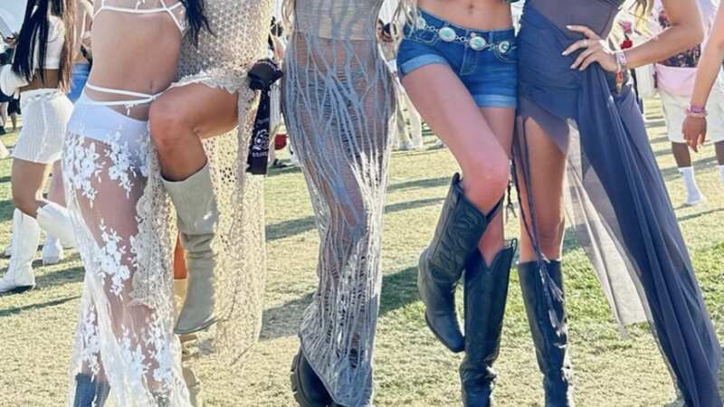 TikTok star Alix Earle and friends were all seen in cowboy boots this weekend at Coachella