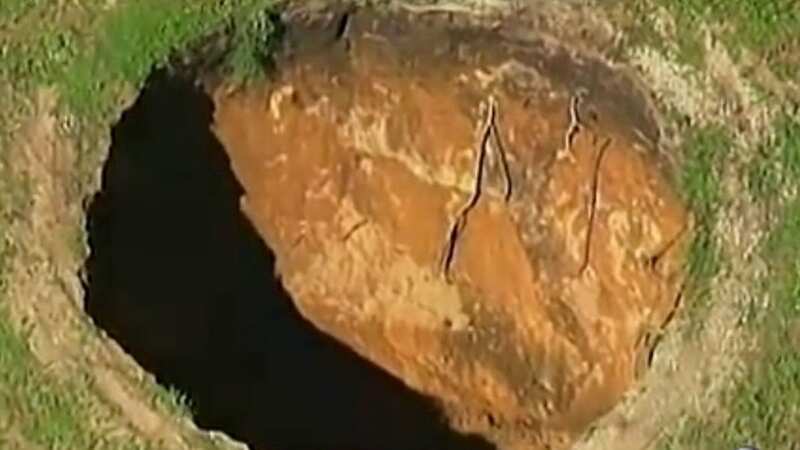 Jeffrey Bush, 37, was asleep when a sinkhole opened up beneath his home in Seffner, Florida (Image: abc Action News)