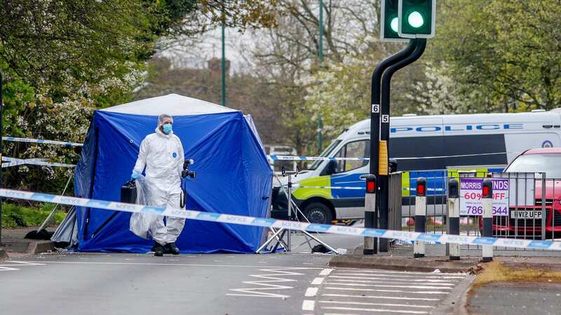 A murder investigation is taking place at Chester Road in Smithswood (Image: Joseph Walshe / SWNS)