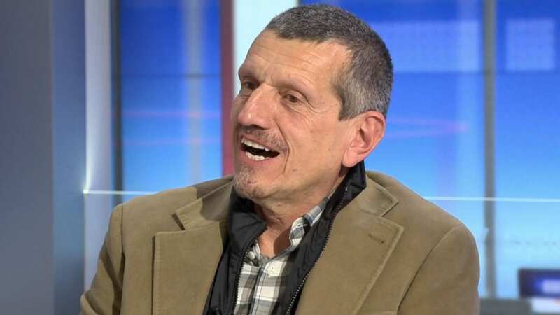 Guenther Steiner was asked about Daniel Ricciardo and a potential Haas seat (Image: Sky Sports News)