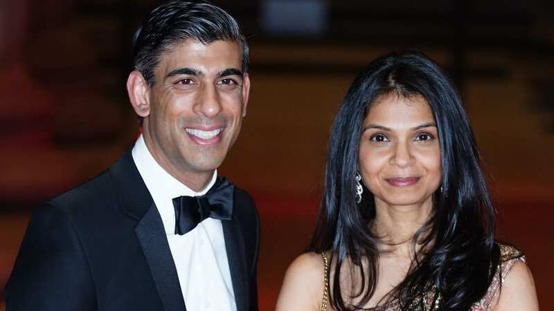 Rishi Sunak and his wife Akshata Murty have a bigger fortune than the King (Image: PA)