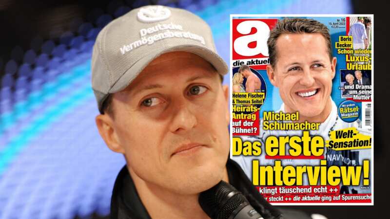 Michael Schumacher did not give an interview to German magazine Die Aktuelle (Image: AFP/Getty Images)