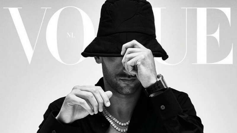 A Premier League footballer has appeared on the cover of Vogue (Image: VOGUE)