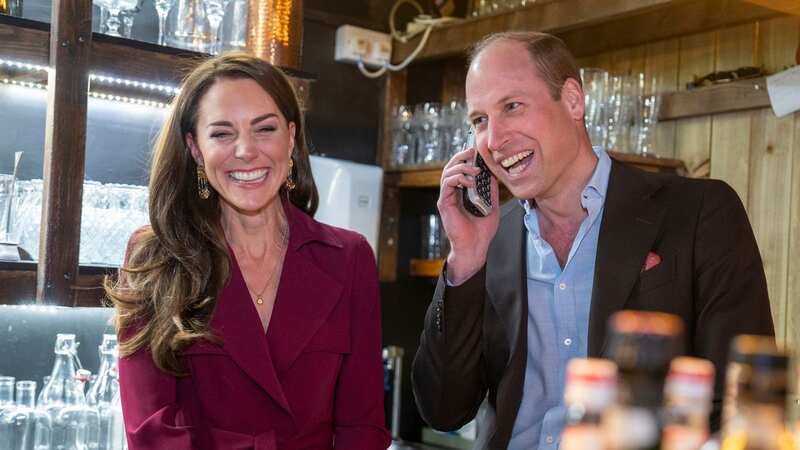 Prince William took a reservation from a customer on a visit to a restaurant in Birmingham (Image: PA)