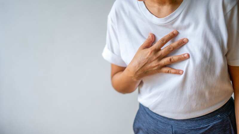 Common symptoms of ventricular tachycardia include chest pain or discomfort (Image: Getty Images)
