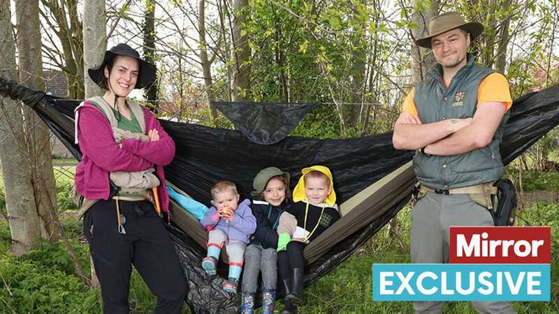 Greg Dickens, 37, and Guen Bradbury, 36, are leaving the UK to live in the Amazon rainforest with their children (Image: Paul Marriott)