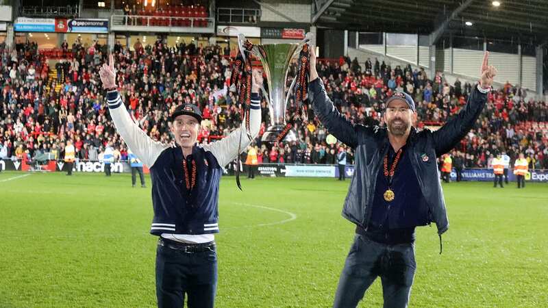 Wrexham promoted reaction as Ryan Reynolds and Rob McElhenney celebrate