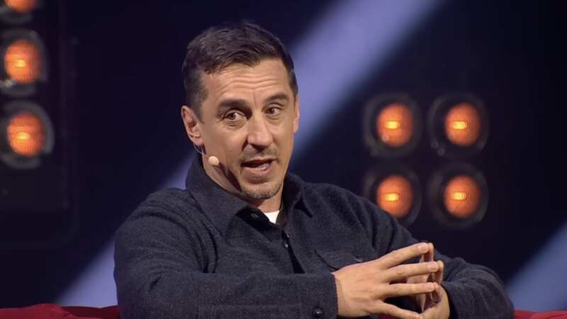 Gary Neville has hit back at users who claim he has signed up to Twitter Blue to get his verification badge back (Image: The Overlap)