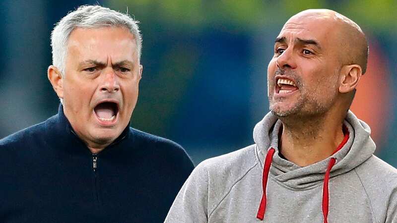 Jose Mourinho and Pep Guardiola became fierce rivals during their time in LaLiga (Image: Nigel Roddis/EPA-EFE/REX/Shutterstock)