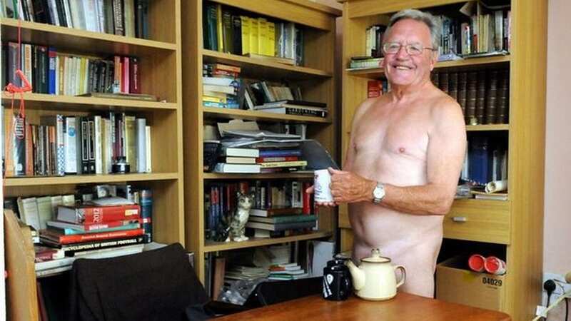 Stuart Haywood, who has been a naturist for decades, says he will be watching the Coronation naked (Image: Derbyshire Live)