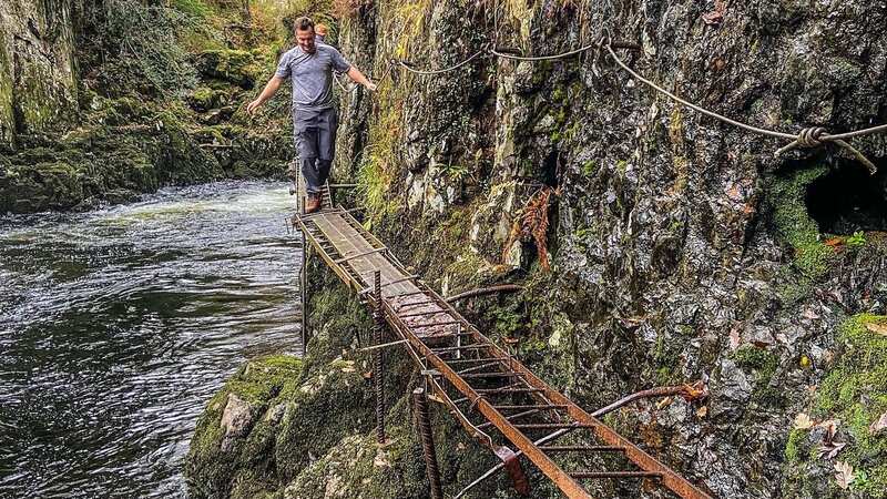 The walkway of fisherman