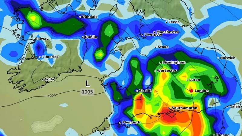 New UK weather maps show deluge of rain to see out miserable April