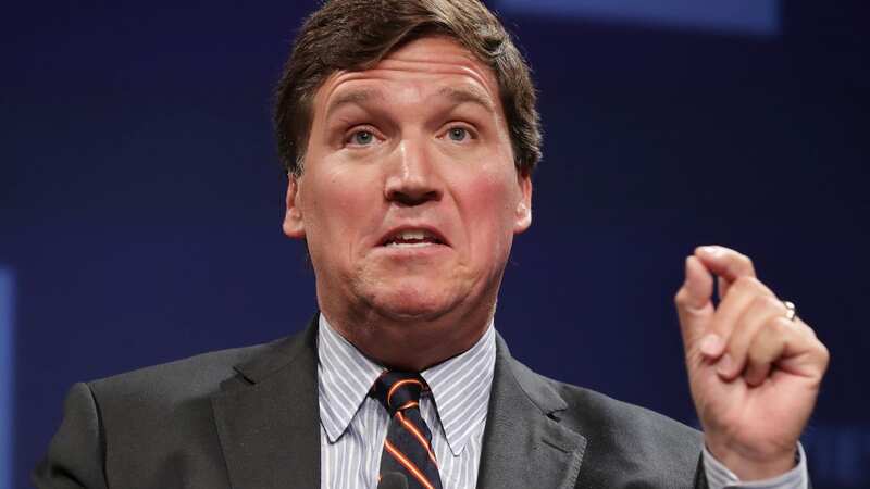 Fox News today announced controversial host Tucker Carlson would leave (Image: AP)