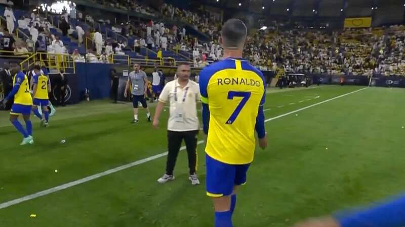 Cristiano Ronaldo was visibly agitated as he left the field during Al-Nassr