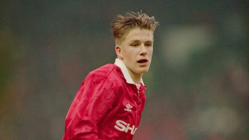 David Beckham stood out for Manchester United in the FA Youth Cup (Image: Getty Images)