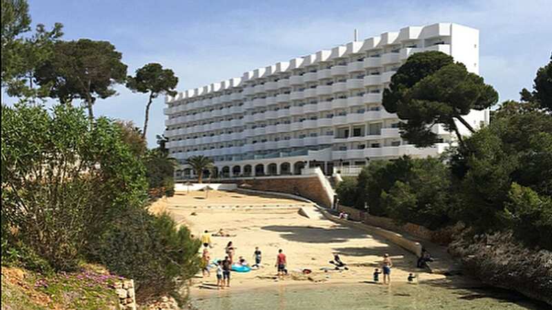 The incident happened at an unnamed hotel on the Cala Egos resort (Image: SOLARPIX.COM)
