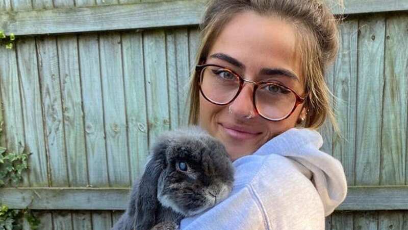 Paige left her full-time job to care for hundreds of rabbits in need