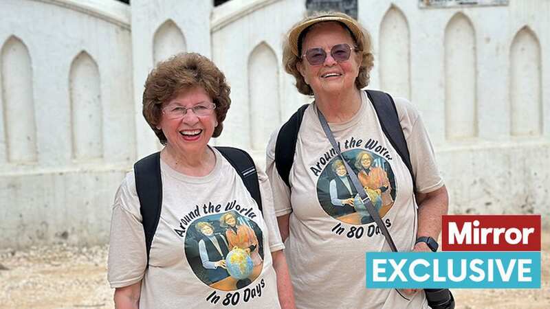 Sandy Hazelip and Ellie Hamby have just finished their round the world trip (Image: Aroundtheworldat80)