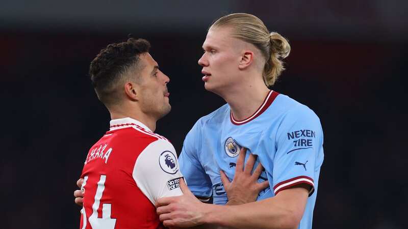 Arsenal and Man City will battle it out in a crunch title clash this week (Image: Getty Images)